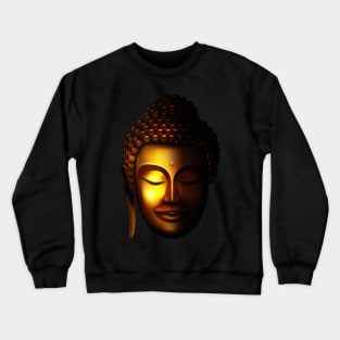 Golden Buddha - Lord Buddha Graphics Printed Crewneck Sweatshirt